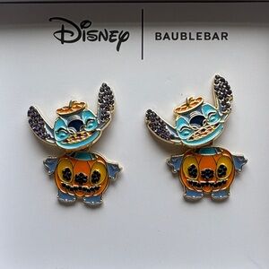 BaubleBar x Disney Stitch Halloween Pumpkin Earrings